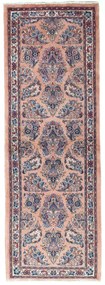 Sarouk Tappeto 70x200 Rosso (Iran) Annodato A Mano
