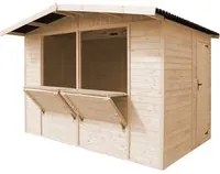 Chiosco in legno da giardino - 336x263 cm/6 m2 - TIMBELA M150