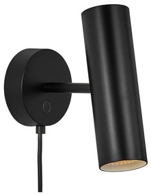 DFTP by Nordlux - Faretto da parete MIB 1xGU10/8W/230V nero