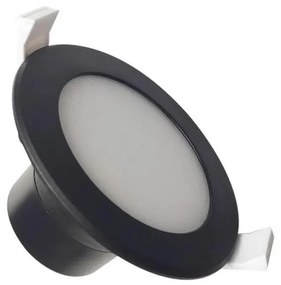 Lampada LED da incasso per bagni LED/7W/230V 4000K nero IP44