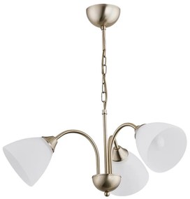 Lampadario a catena ENIGMA 3xE14/10W/230V bronzo