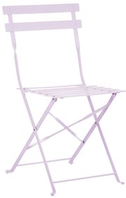 Set da balcone acciaio viola FIORI Beliani