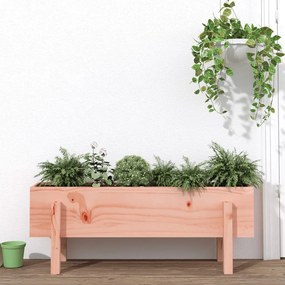 Fioriera Rialzata Giardino 101x30x38 Cm Legno Massello Douglas /
