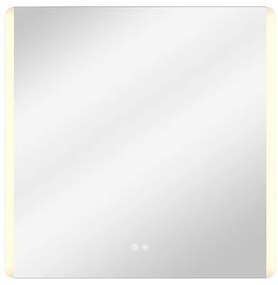 Specchio Easy di SENSEA Rettangolare con luce led e touch L 70 x H 70 x P 3 cm