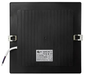 Lampada LED da incasso SQUARE LED/18W/230V 4000K 22x22 cm nero