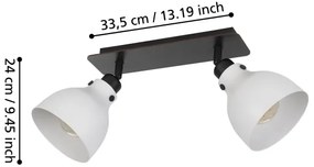 Eglo 43828 - Faretto MATLOCK 2xE27/40W/230V