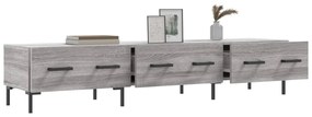 Mobile porta tv grigio sonoma 150x36x30 cm in legno multistrato