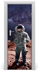 Adesivo per porta interna Astronauta 75x205 cm