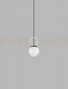 Puppet sospensione 16l ambra trasparente nero opaco 2 l32bb led 300...