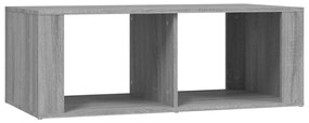 Tavolino da salotto grigio sonoma 100x50x36cm legno multistrato