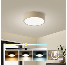 Brilagi - LED Plafoniera da soffitto POOL LED/18W/230V 3000/4500/6000K Ø 20 cm beige