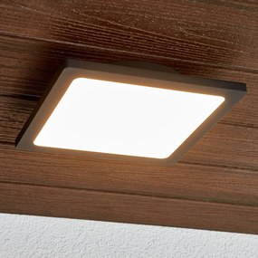 Lucande Plafoniera LED da esterni Mabella, 23 cm, antracite