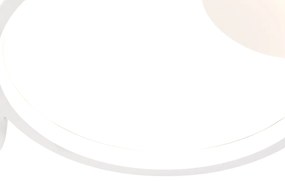 Plafoniera bianca con LED dimmerabile a 3 livelli 4 luci - Lupolo