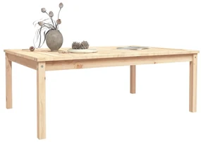 Tavolo da giardino 121x82,5x45 cm in legno massello di pino