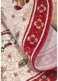 Tappeto rotondo rosso natalizio in misto cotone ø 200 cm Toy's Delight Red Christmas - Villeroy&amp;Boch