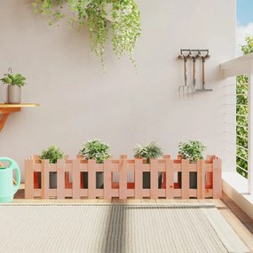 Fioriera Rialzata Giardino Recinzione 150x30x30cm Legno Douglas /