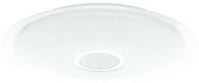 Plafoniera moderno Lanciano LED  CCT , in policarbonato, bianco D. 56 cm  2000 LM EGLO