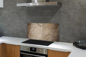 Pannello paraschizzi cucina Struttura in muratura di pietra 100x50 cm