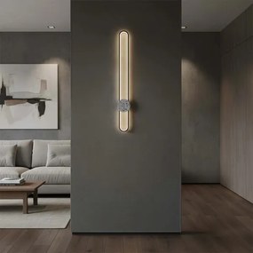 Lampada da parete LED FLORENTYNA LED/24W/230V 4000K nero/bianco