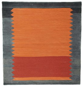 Kilim Tappeto persiano 100 x 90 Rosso (Iran) Tessuto A Mano