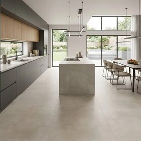 Pavimento 60x120 Cm In Gres Porcellanato Finitura Matt Cementi Beige