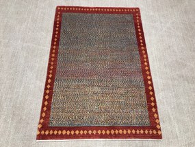 Gabbeh Tappeto 100x150 (Iran) Annodato A Mano