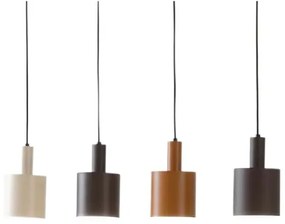 Ovelia 4 Lampada a Sospensione Black/Brown/Beige - Lindby