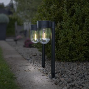 Set di 2 luci LED solari da esterno i, altezza 30 cm Cupola - Star Trading