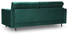 Divano in velluto verde petrolio , 219 cm Santo - Milo Casa