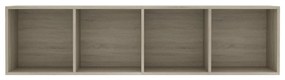 Libreria/Mobile TV Rovere Sonoma 143x30x36 cm