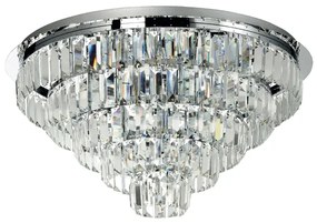 Lampada plafoniera D80cm 16 luci G9 - CASTLE Silver