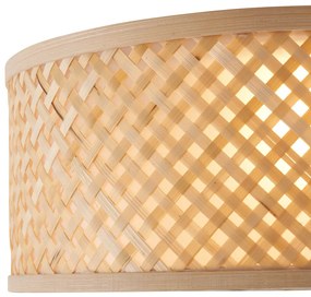 Lampada da soffitto in bambù orientale naturale 30 cm - Tremmo