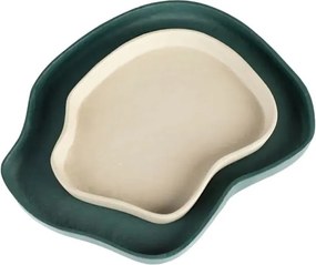 Vassoi decorativi in metallo in set di 2 35x23 cm Revolt - Zuiver