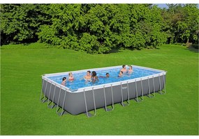 Piscina fuori terra tubolare BESTWAY Power grigio L int 7.32 x 3.66 m