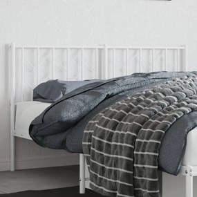 Testiera İn Metallo Bianco 150 Cm /