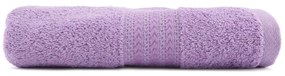 Asciugamano in puro cotone viola, 50 x 90 cm - Foutastic