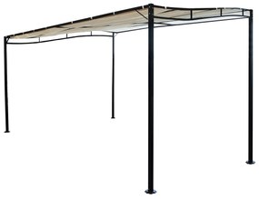 PEGASUS - pergola da giardino addossata in acciaio 3 x 2,5 m