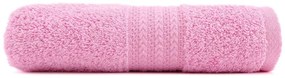 Asciugamano rosa in puro cotone, 70 x 140 cm - Foutastic