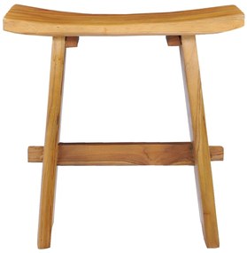 Sgabello in legno massello di teak