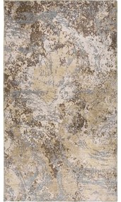 Tappeto azzurro/marrone chiaro lavabile 50x80 cm Sandstorm – Vitaus