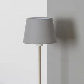 Brilagi - Lampada LED da terra CERIA 1xE27/40W/230V Ø 20,5 cm grigio/cromo opaco