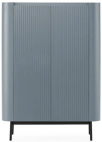 Armadietto blu polveroso 100x140x40 cm Willa – MOME