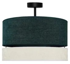 Duolla - Lampadario a plafone DOUBLE 1xE27/15W/230V diametro 40 cm verde/grigio