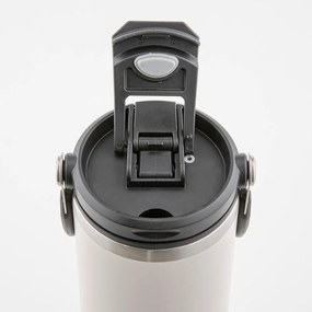 Bottiglia bottiglia da viaggio color salvia in acciaio inox 1 l Eco – Ladelle