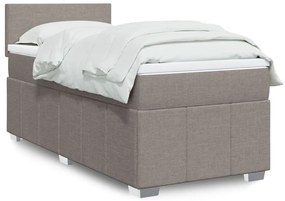 Giroletto A Molle Con Materasso Tortora 100x200 Cm İn Tessuto /