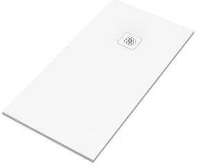 Piatto doccia SENSEA in composito minerale di resina gelificata Remix V3 bianco L 70 x L 140 x H 2.8 cm opaco