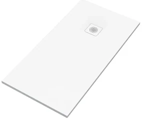Piatto doccia SENSEA in composito minerale di resina gelificata Remix V3 bianco L 70 x L 140 x H 2.8 cm opaco