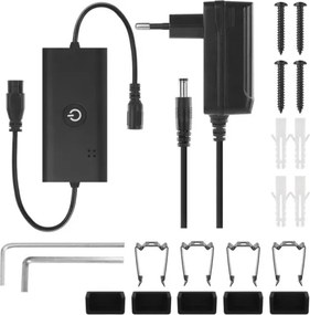 LED RGBIC Lampada da terra con dimmer GoSmart LED/20W/230V 2700K Wi-Fi Tuya