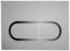 Ravak X01454 - Pulsante di scarico CHROME 24,7x16,5 cm cromo opaco