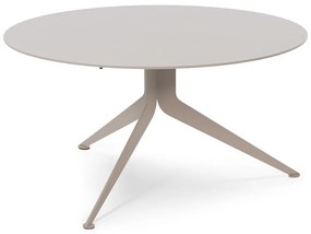 Tavolino da salotto rotondo grigio tortora in metallo ø 76 cm Daley – Spinder Design